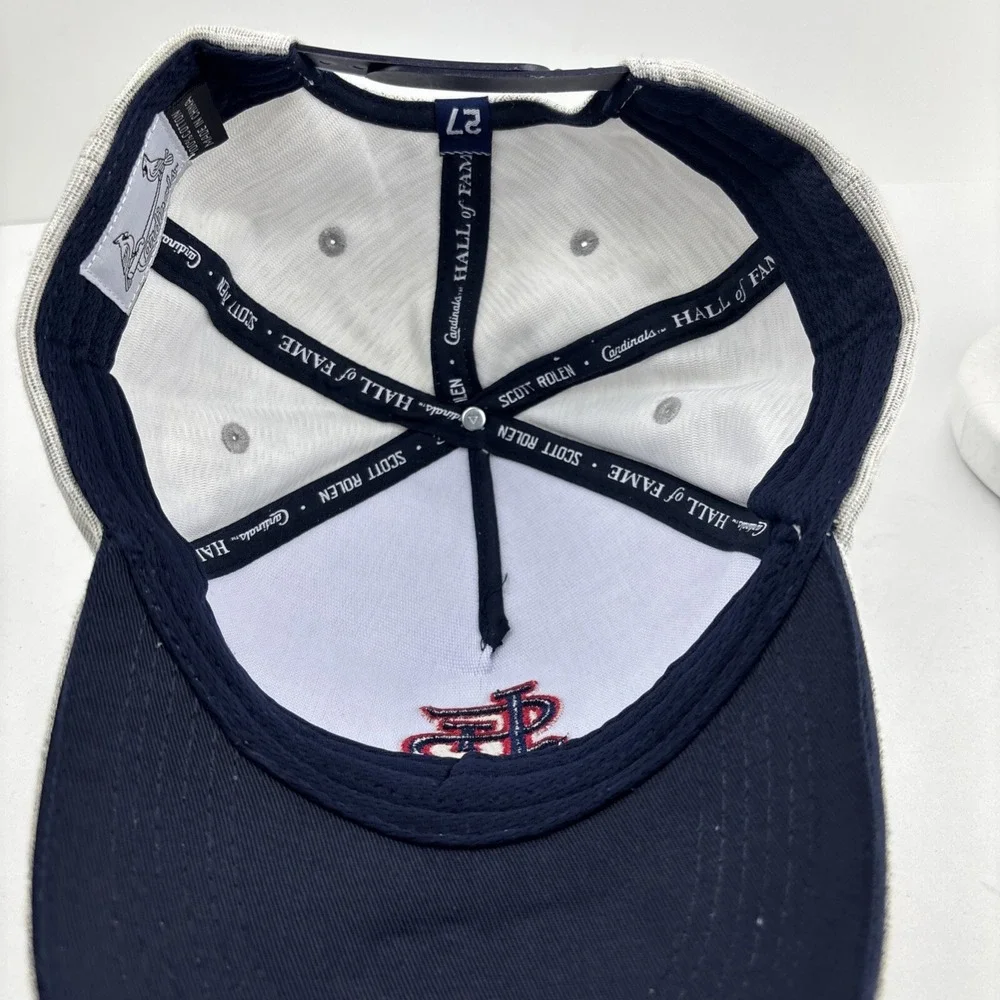 St Louis Cardinals Hat Snapback‎ Scott Rolen Hall of Fame MLB Baseball Gray Cap - Picture 10 of 12